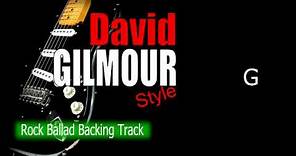 Rock Ballad David Gilmour Style Guitar Backing Track 67 Bpm Highest Quality