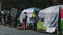 Protesters call for ceasefire outside Secretary of State Blinken's Virginia home