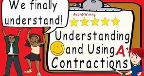 Understanding Contractions | Award Winning Contractions Teaching Video | Contractions in English