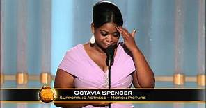 Octavia Spencer Wins Best Supporting Actress Motion Picture - Golden Globes 2012