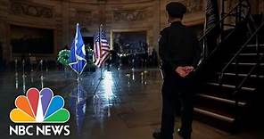 Capitol Police Officer Brian Sicknick Lies In Honor At Capitol | NBC News