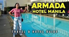 THE BEST and CHEAPEST HOTEL IN MANILA | $37 ONLY | Armada Hotel Manila | 4K Travel Guide PHILIPPINES