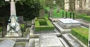 The final resting place of Sir Winston Churchill, Bladon, Oxfordshire