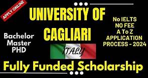 University of Cagliari Italy | University of Cagliari Application Process | No Fee | No IELTS