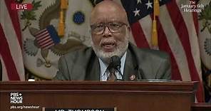 WATCH: Rep. Bennie Thompson delivers closing statement on Day 6 | Jan. 6 hearings