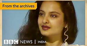 Rekha's interview from 1986: 'I never wanted to be an actor' | Archives | BBC News India