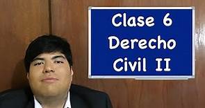 Derecho Civil II clase 6