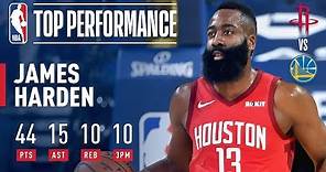 James Harden's CLUTCH Performance In The Bay | January 3, 2019