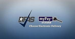 DFAS myPay: How to Choose Electronic Delivery