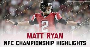 Matt Ryan Delivers for 392 Yards & 5 TDs! | Packers vs. Falcons | NFC Championship Player Highlights