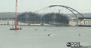 Kentucky bridge destroyed in controlled implosion
