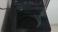 Samsung washing machine full spin cycle. No noise no vibration Silent operation🤫
