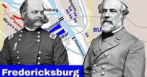 Battle of Fredericksburg | Complete Animated Battle Map and Documentary