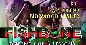 Bass Lessons? Learn from the guy that tonight the guy… If you want to be the best, learn from the best… John (Norwood) Fisher is taking new students and you can book yours now! Email norwoodlessons@gmail.com or go to www.norwoodlessons.com #bass #basslessons #bassinyourface #boninintheboneyard #funkybass #funkyassbass | Fishbone