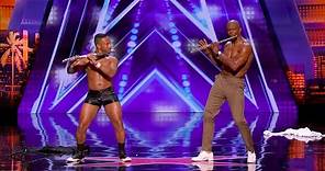 Terry Crews Takes His Shirt off and Play The Flute (America's Got Talent 2019)
