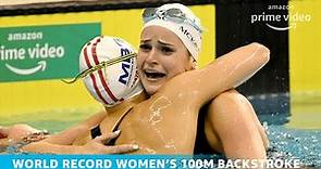 Kaylee McKeown World Record Breaking Moment | 2021 Australian Swimming Trials | Amazon Originals