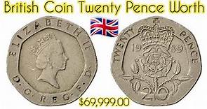 United Kingdom Twenty Pence 1989 Elizabeth Coin Worth Upto $69,999 Most Rare Valuable British Coin🇬🇧