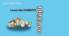 FANBOYS: Coordinating Conjunctions