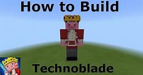 |How to Build Technoblade (v.1)| Minecraft Skin Tutorials