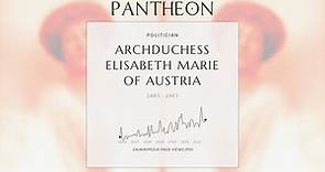 Archduchess Elisabeth Marie of Austria Biography - Princess Otto of Windisch-Graetz