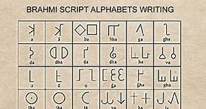 Brahmi script Brāhmī alphabet writing how to write Brahmi alphabets.