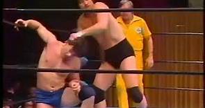 Mr. Fuji and Tenryu vs Ron Ritchie and Abe Jacobs. Mid-Atlantic 1980