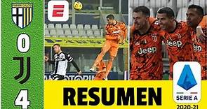 Parma 0-4 Juventus. Golazos de Cristiano Ronaldo. La Juve cerca de la cima. Imparable CR7 | Serie A