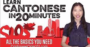 Learn Cantonese in 20 Minutes - ALL the Basics You Need