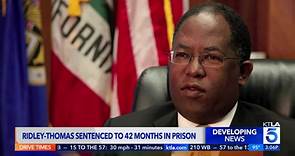 Mark Ridley-Thomas sentenced to 42 months in prison