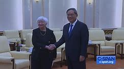 Secretary Yellen Meets with Chinese Premier