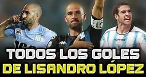 Todos los goles de Lisandro López en Racing (2003-2021)