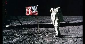 Historic Apollo 11 Moonwalk Footage
