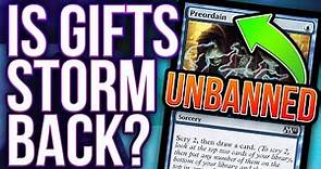 PREORDAIN UNBANNED! Gifts Storm is BACK + New Upgrades! Modern Izzet Storm MTG Magic: The Gathering