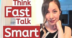 How To Think FAST and Talk SMART - Verbal Fluency