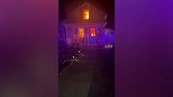 New York firefighters called to house 'fire' that was actually an impressive Halloween display.