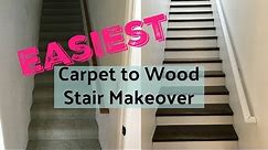 Stair Makeover EASY Remodel DIY