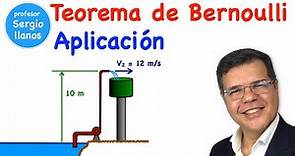 Aplicación del teorema de Bernoulli - Bernoulli's Theorem