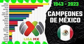 Todos los Campeones de la Liga MX (1943 - 2023) | Máximos campeones de Liga MX