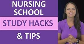 Nursing School Study Tips & Hacks: How to Study Efficiently in Nursing School