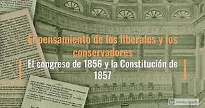 El congreso de 1856, leyes de reforma y constitución de 1857