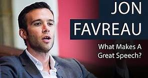 Jon Favreau | What Makes a Great Speech?