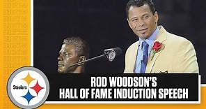Rod Woodson's Pro Football Hall of Fame Induction Speech in 2009 | Pittsburgh Steelers