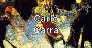 Carlo Carrá (1881-1966). Arte metafísico. Futurismo. #puntoalarte
