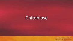 Pronunciation of the word(s) "Chitobiose".