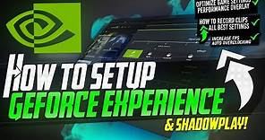 🔧 How To Properly Setup & Optimize Geforce Experience (Best Recording settings, FPS, Overlays..)📈💹