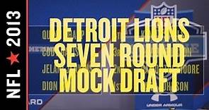 Detroit Lions Full 7-Round Mock Draft