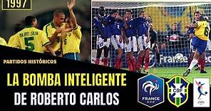 Francia vs Brasil (1997) ⚽💣 El Día que ROBERTO CARLOS Marcó el Mejor TIRO LIBRE de la Historia