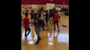 These Brothers Can't Hold Me Back: Brawl Breaks Out Inside High School Gym!