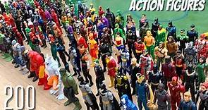 200 Action Figures : Hulk, Thanos, Hulkbuster, Thor, Captain America, Iron Man, Spider-Man