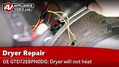 GE Dryer Repair - Will Not Heat - Safety Thermostat